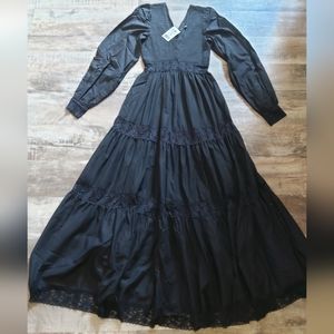 WIDOW Black Maxi Dress NWT - SMALL
